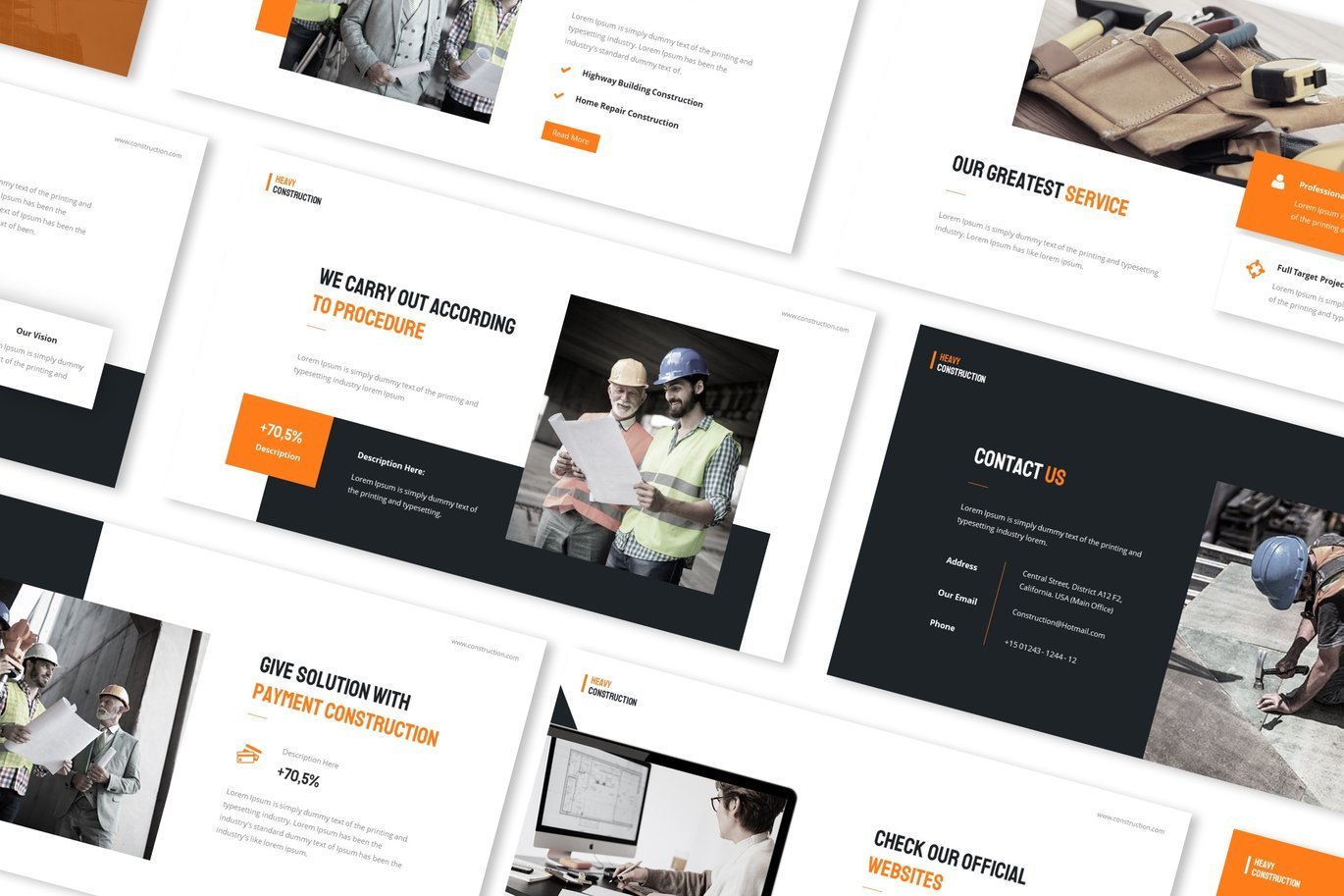 Heavy Construction Powerpoint