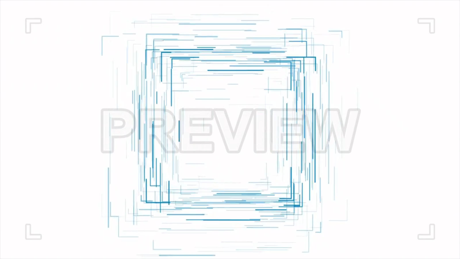 Square Linear Abstract Frame