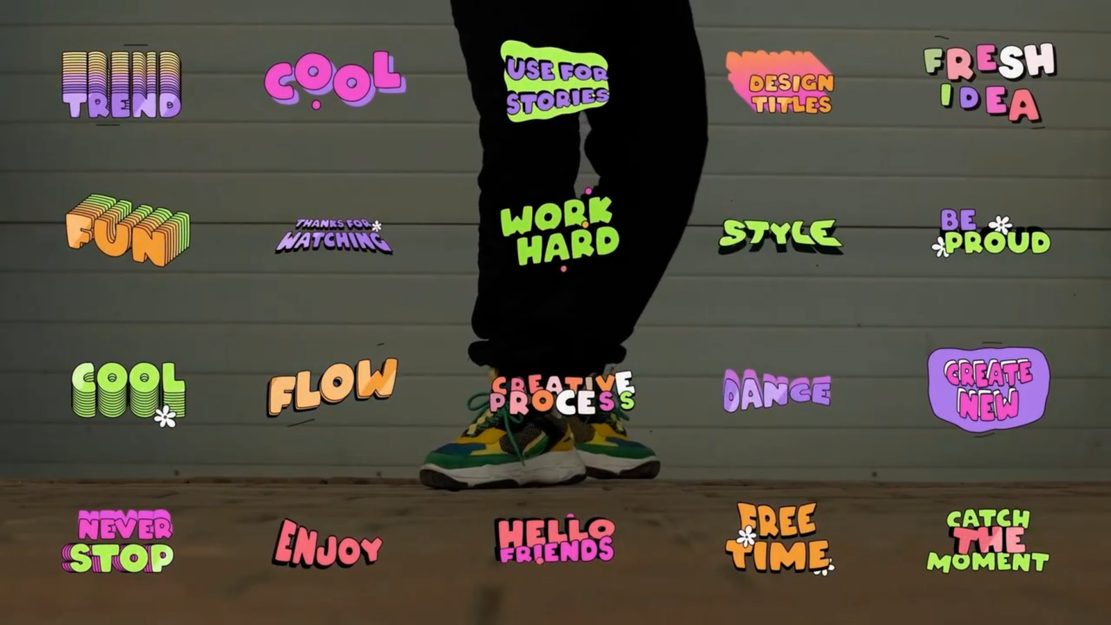 Text Design Titles