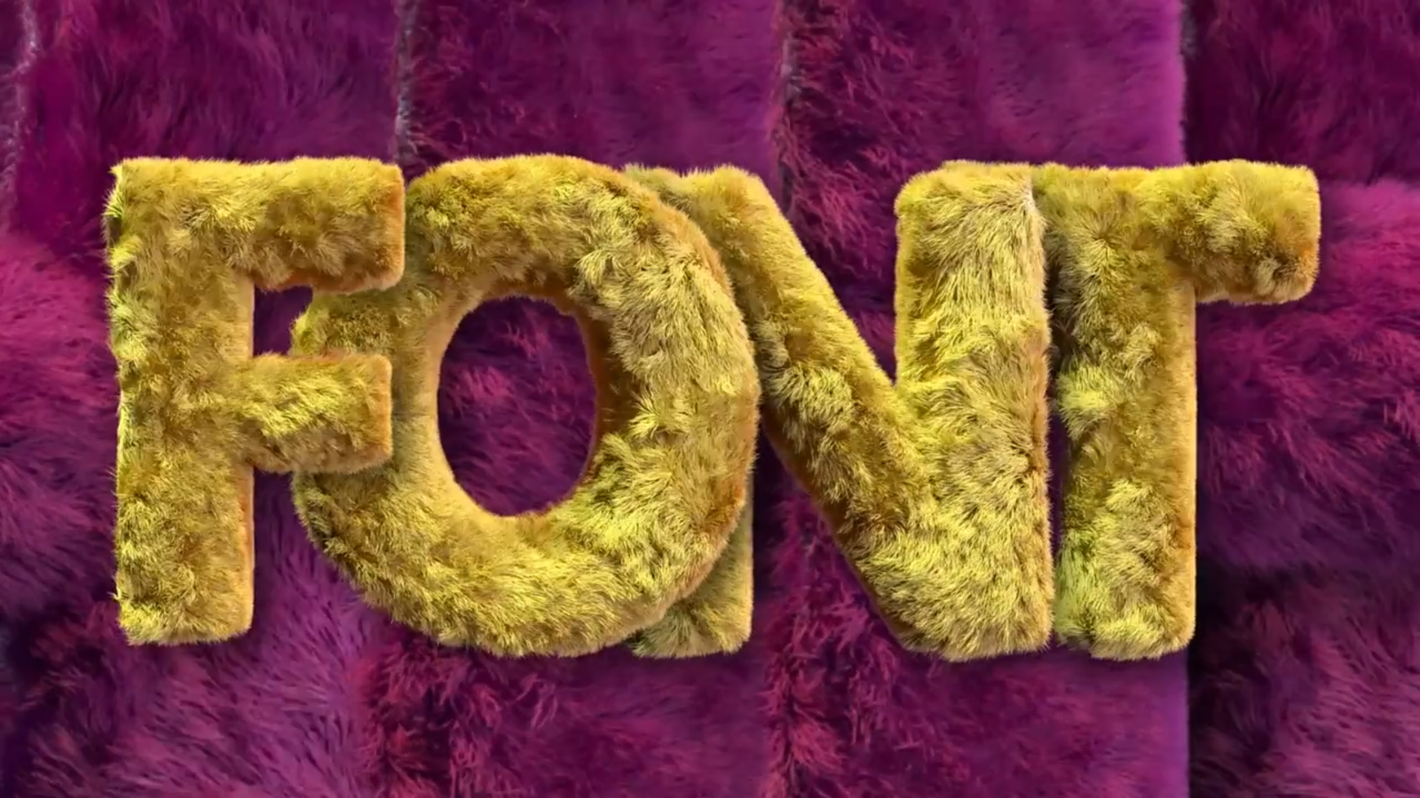 Plush Typography Kit