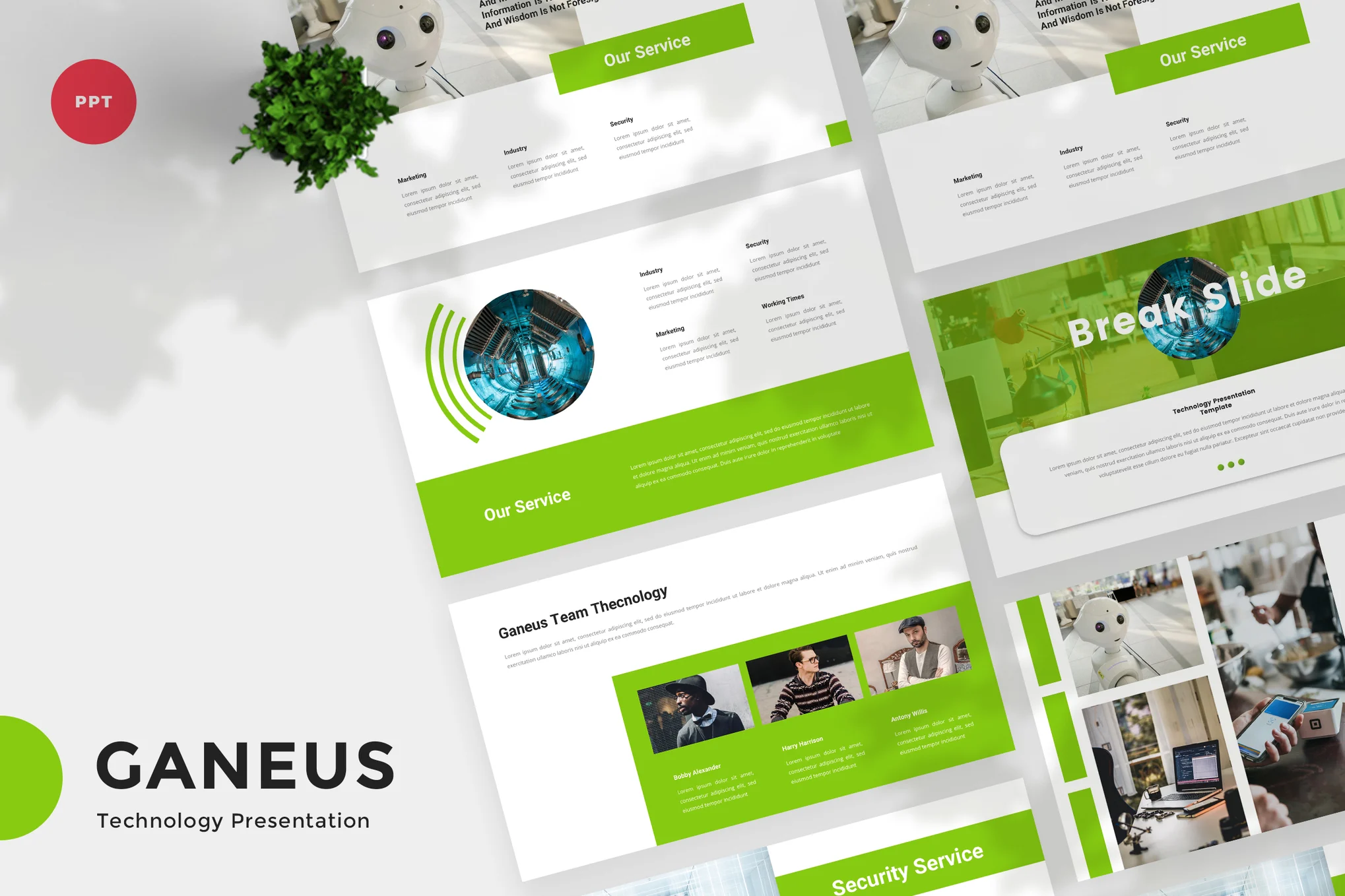 Modern Technology PowerPoint Template