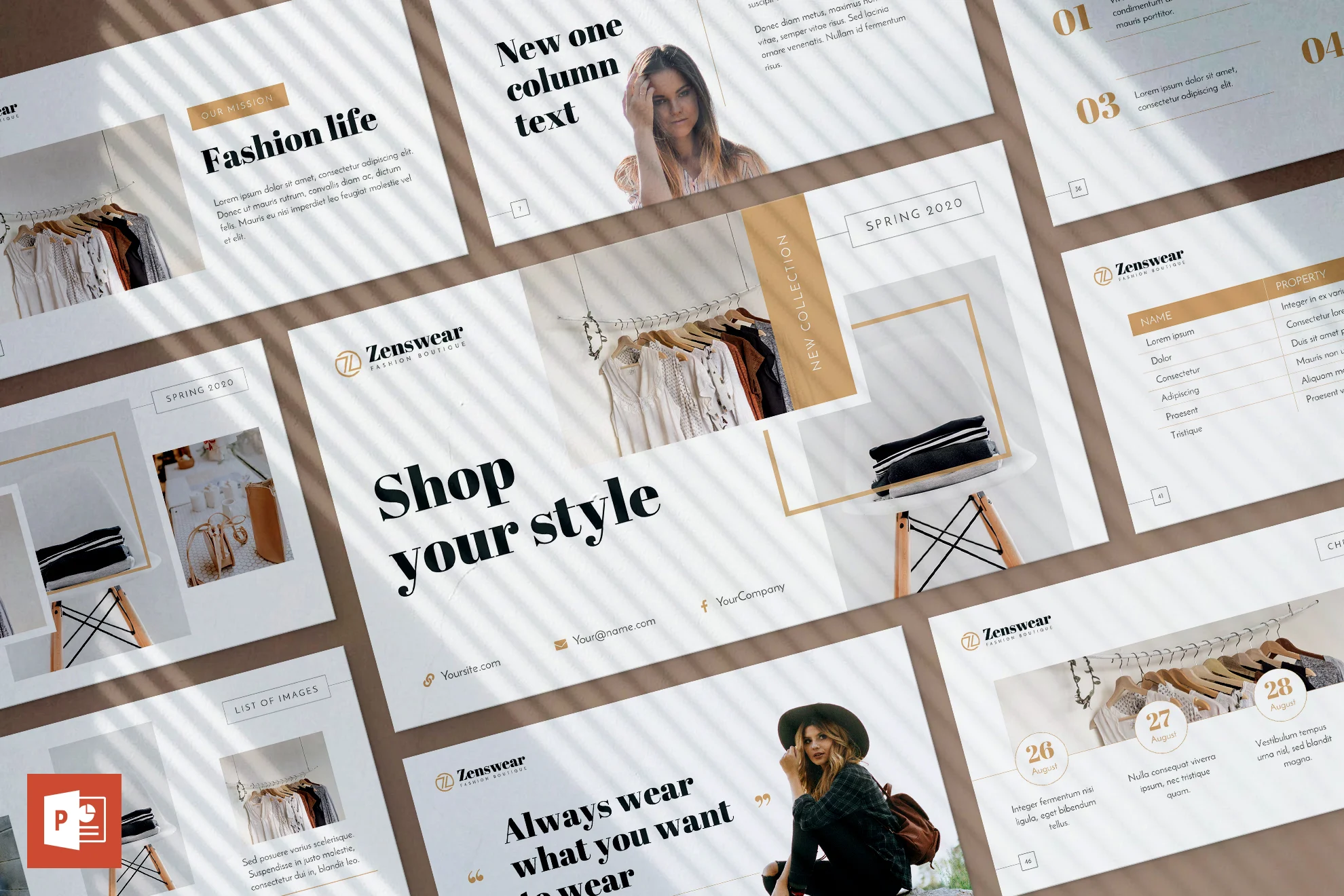 Boutique PowerPoint Presentation Template